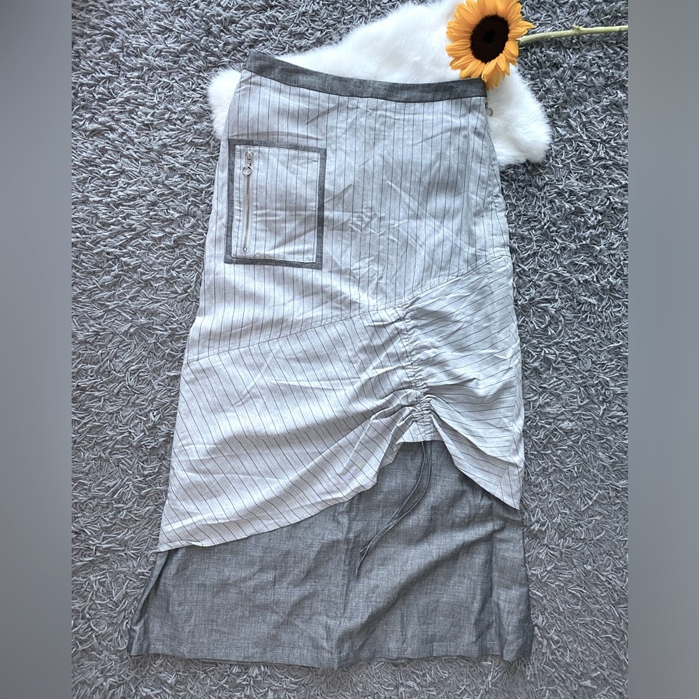 Lener Corder Linen Skirt